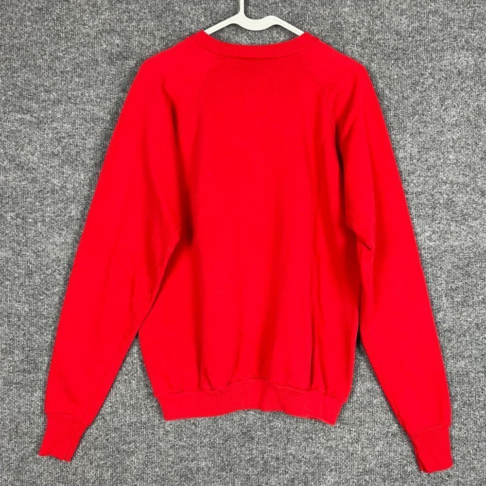 Vintage healthknit sweatshirt Bear‎ Fluffy Women's Crewneck Size XL USA MADE - Picture 2 of 7